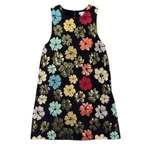 Urban Outfitters Cooperative Metallic Floral Motif Dress Women’s Size XS